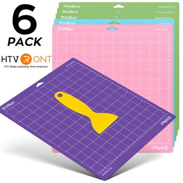 8.99US $ 40% OFF|Htvront 6 Pack 12x12in Mixed Colors Pvc Adhesive Cutting Mat Base Plate Tool Pad For Cricut Explore Air/air2/maker Diy Machine - Cutting Mats - AliExpress