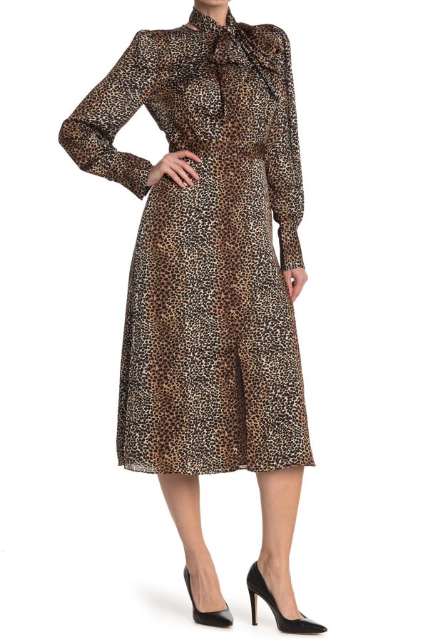 Calanne Leopard 衬衣裙