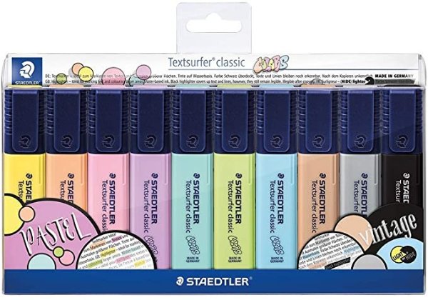 Textsurfer Classic 364 经典高光笔10只装