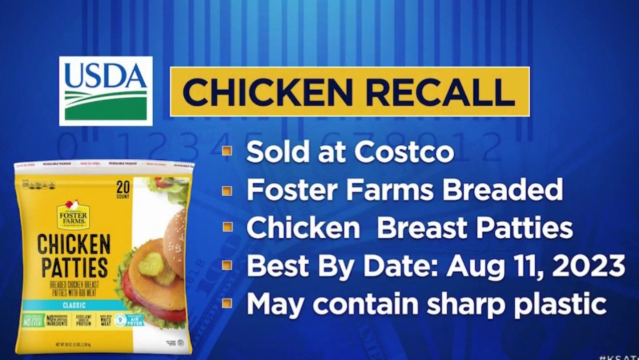 速查！Costco鸡肉饼内嵌有塑料片，14.8万磅正紧急召回