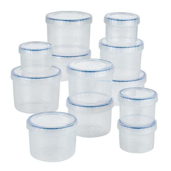 Easy Essentials 24-Pc. Twist Food Storage Containers