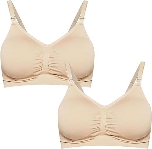 Women’s Seamless Clip Down Nursing Bra Machine Washable Sizes S–3X Available in 1 & 2 Packs