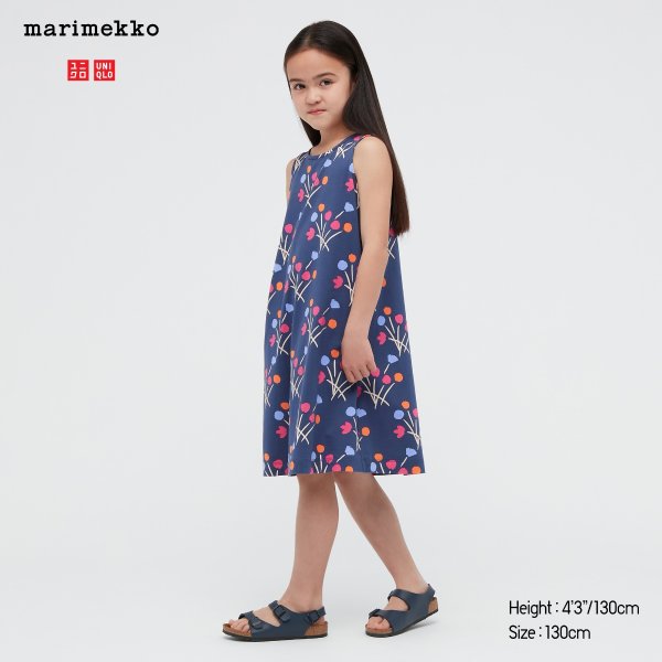 MARIMEKKO 系列 女童印花连身裙 