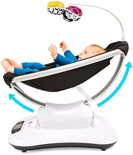 mamaRoo 4 Bluetooth-Enabled high-tech Baby Swing – Classic Nylon Fabric with 5 Unique motions