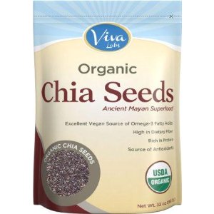 Viva Labs Organic Chia Seeds Bag, 2 Pound