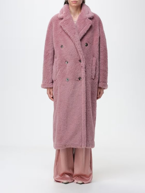 coat in alpaca fur