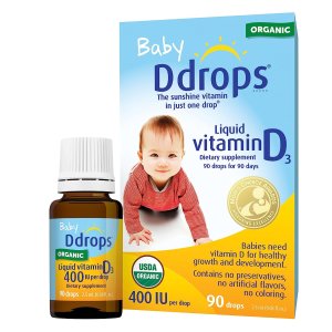 Amazon Ddrops Baby 400 IU, Vitamin D, 90 Drops