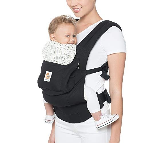 Carrier, Original 3-Position Baby Carrier with Lumbar Support and Storage Pocket, Downtown