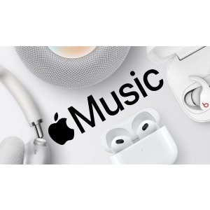 Apple Music 音乐流媒体订阅 6个月 购买指定耳机, 音箱参加