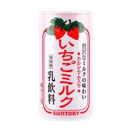 SUNTORY Strawberry Milk 190g三得利 草莓牛奶饮料 190g | 亚米