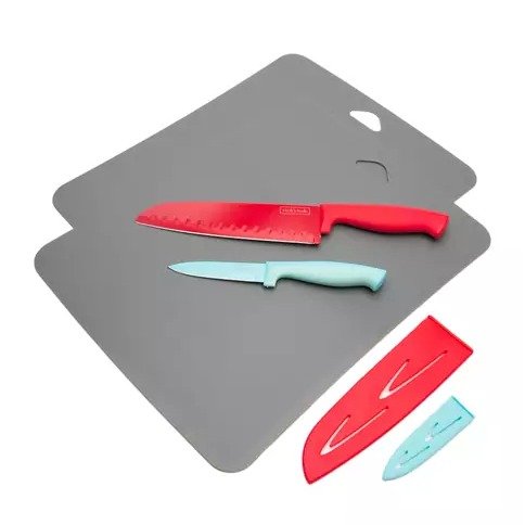 6 Piece Board and Knife Set