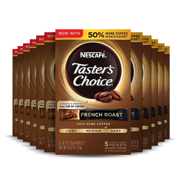 Nescafe Taster's Choice 法式口味速溶咖啡粉 12盒共60条