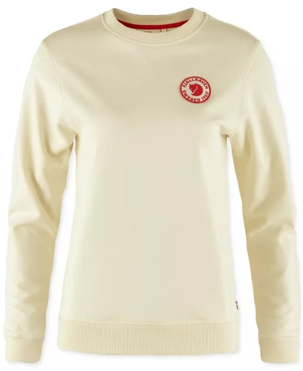 Women's 1960 Logo Badge Cotton Long-Sleeve Sweater