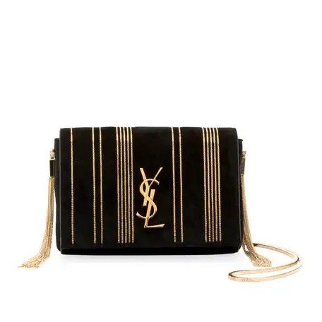 Kate Monogram YSL Small Suede Tassel-Side Chain Crossbody Bag