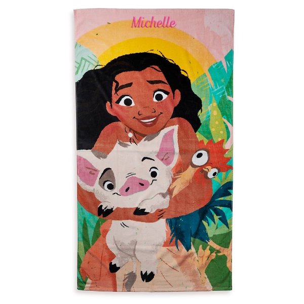 Moana Beach Towel – Personalized | shopDisney