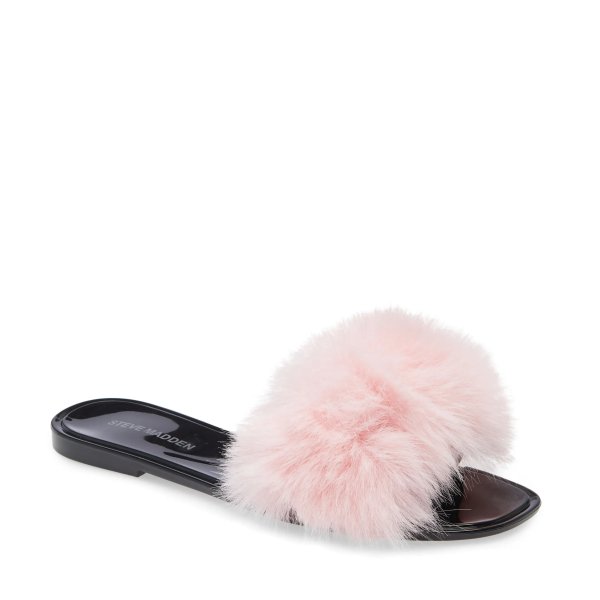 Fritzie Faux Fur Slide Sandal