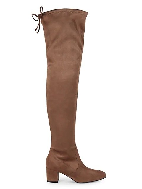 Genna Over-The-Knee Faux Suede Boots