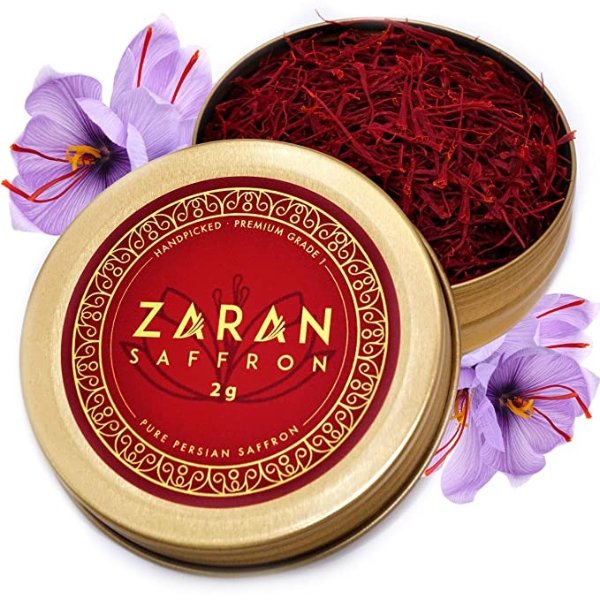 Saffron, Superior Saffron Threads (Super Negin) Premium grade Saffron Spice for Paella, Risotto, Tea's, and all Culinary Uses (2)
