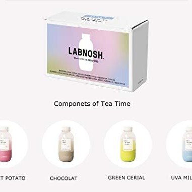 Labnosh Starter Kit (4 bottles) Picnic Tea Time Version (Astronaut food) (Tea Time)