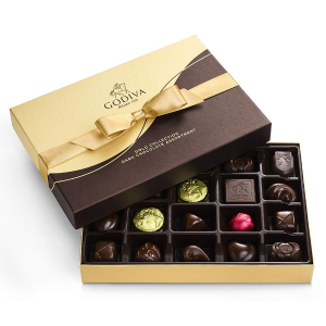 GODIVA Chocolatier Dark Chocolate Gift Box 22 Count