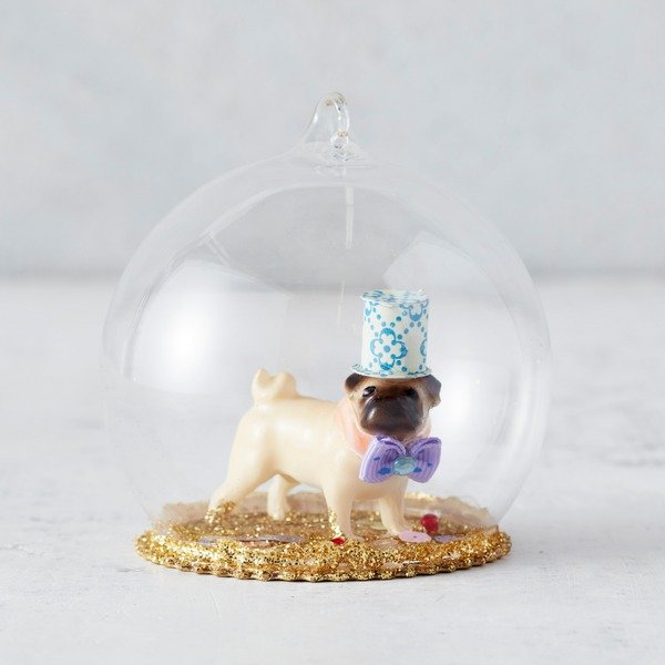 Party Dog Ornament - Pug