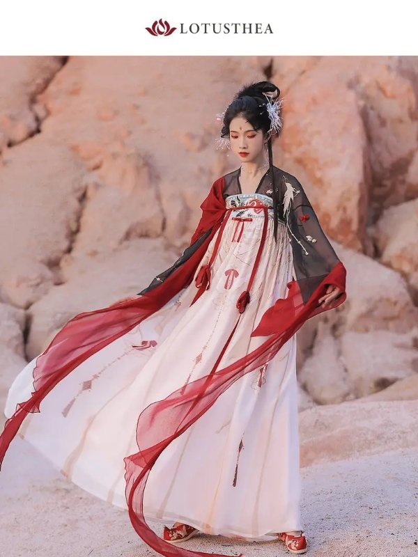 Duijin Top Chest High Pleated Skirt Hanfu Set Without Red Ribbon Chinese Hanfu Ancient Chinese Traditional Costume The Tang Dynasty Women's Clothing | Check Out Today's Deals Now | Temu