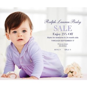 Ralph Lauren Baby Sale