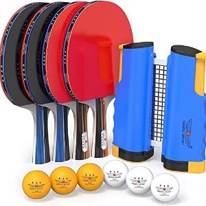 NIBIRU SPORT Professional Ping Pong Paddle Set