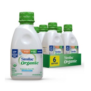Similac 有机婴儿含铁液体奶，32盎司*6瓶