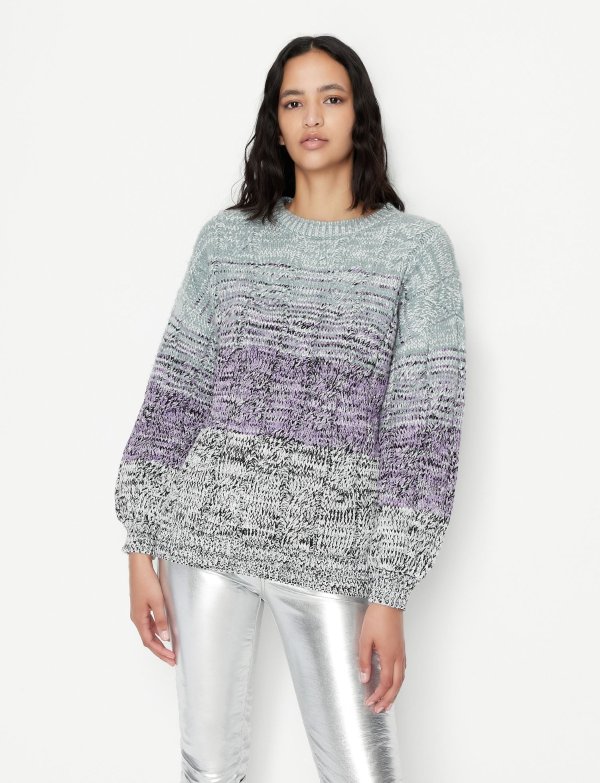 KNIT CREW NECK SWEATER, Crew Neck for Women | A|X Online Store