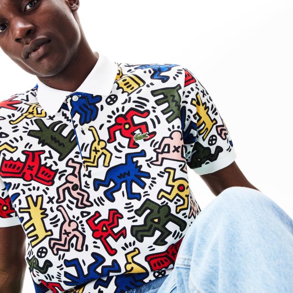 Keith Haring 合作款短袖印花polo衫