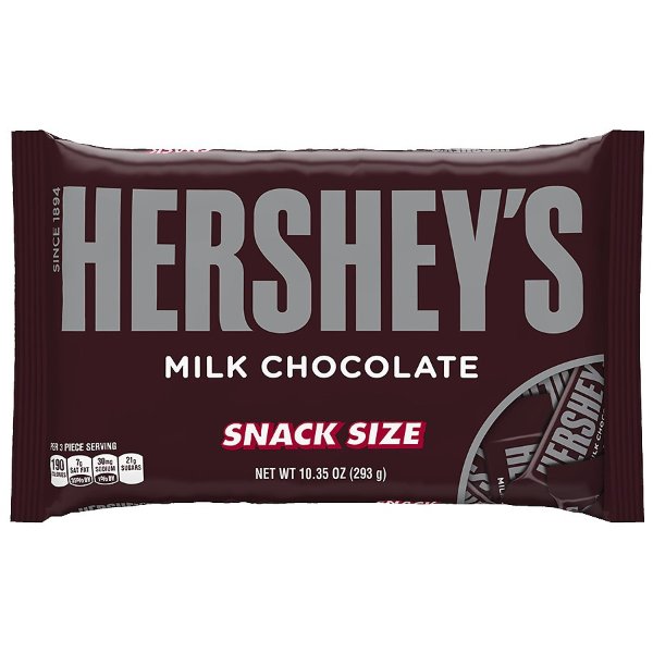 Hershey's Snack Size Milk Chocolate 10.35oz