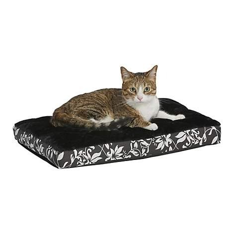 Quiet Time Couture Carlisle Mattress Black Floral Dog Bed | Petco