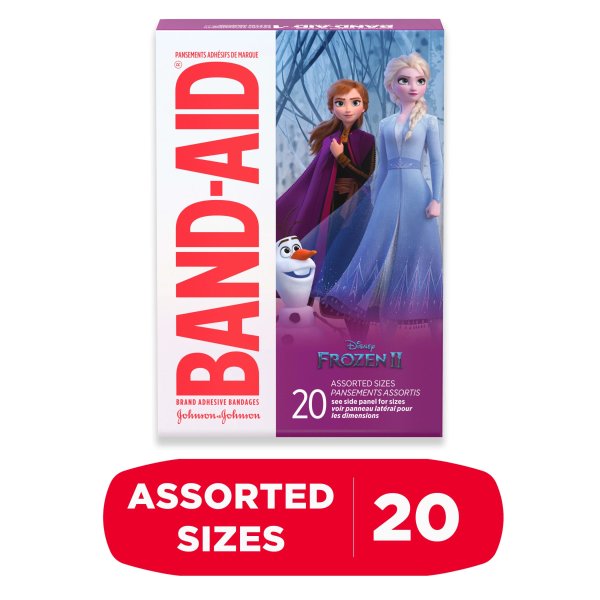 Brand Adhesive Bandages, Disney Frozen, Assorted Sizes, 20 ct