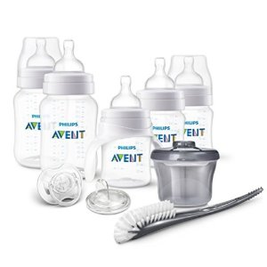 Philips AVENT Anti-Colic Bottle Newborn Starter Set, Clear