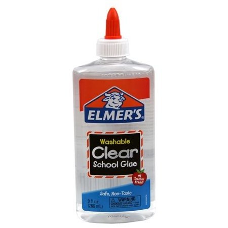 Clear Washable Liquid School Glue, 9 Ounce