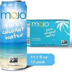 MOJO Organic Coconut Water 12 Bottles
