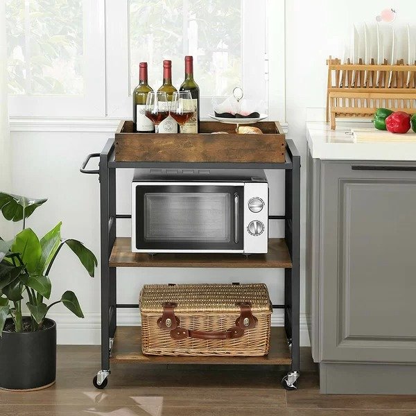 Mayton Kitchen Cart with Manufactured Wood TopMayton Kitchen Cart with Manufactured Wood TopRatings & ReviewsCustomer PhotosQuestions & AnswersShipping & ReturnsMore to Explore