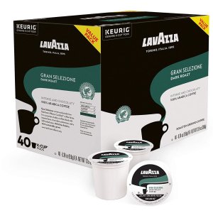 Lavazza SingleServe Coffee K-Cups for Keurig Brewer, Gran Selezione, 40 Count