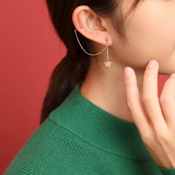Minty Collection Minty Collection 18K Gold (Red) Single Earring | Chow Sang Sang Jewellery eShop