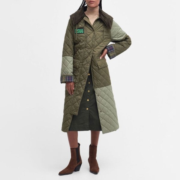 Burghley Quilted Shell Coat