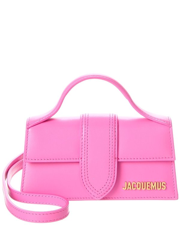 Jacquemus Le Bambino Leather Shoulder Bag / Gilt