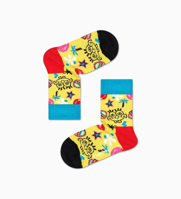 x Sponge Bob: Smile Storm Socks for kids