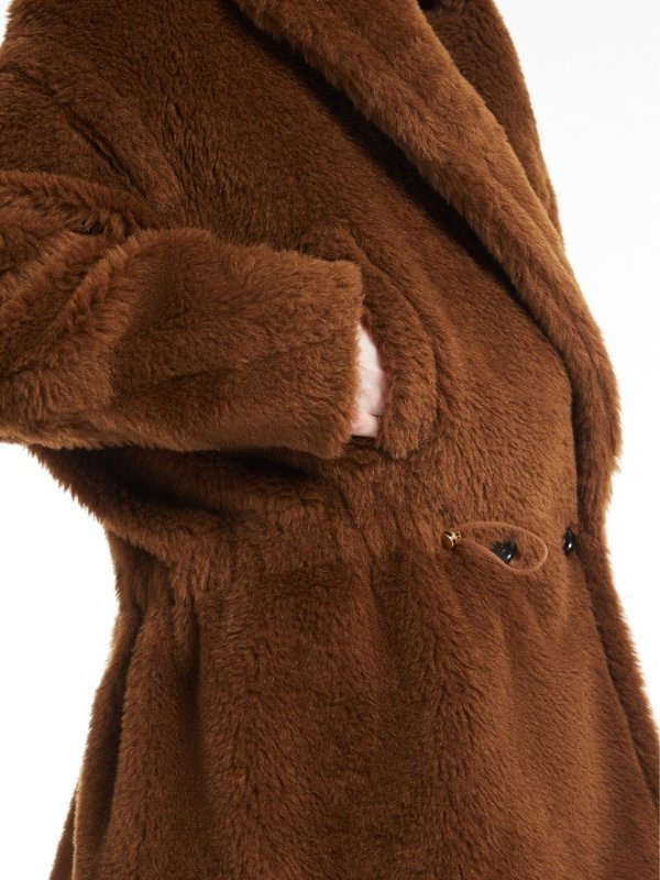 Double-Breasted Teddy Parka