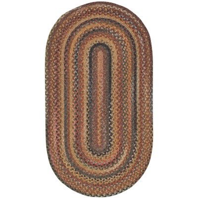 Capel American Traditions Braided Wool Oval Rug