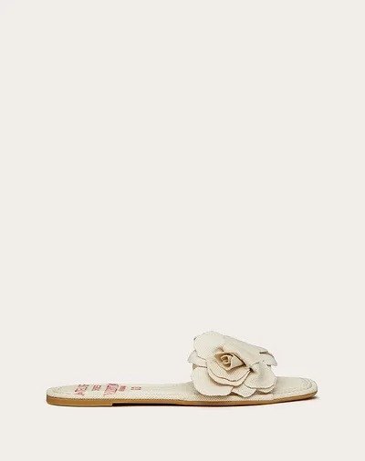 Garavani Atelier Shoes 03 Rose Edition Slide Sandal for Woman |Online Boutique