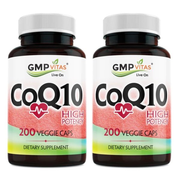 ® High Potency CoQ10 200 Veggie Cap 2-Bottle Bundle