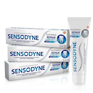 低至$4.37/支Sensodyne 舒适达多款牙膏 额外8折+满$50返$10