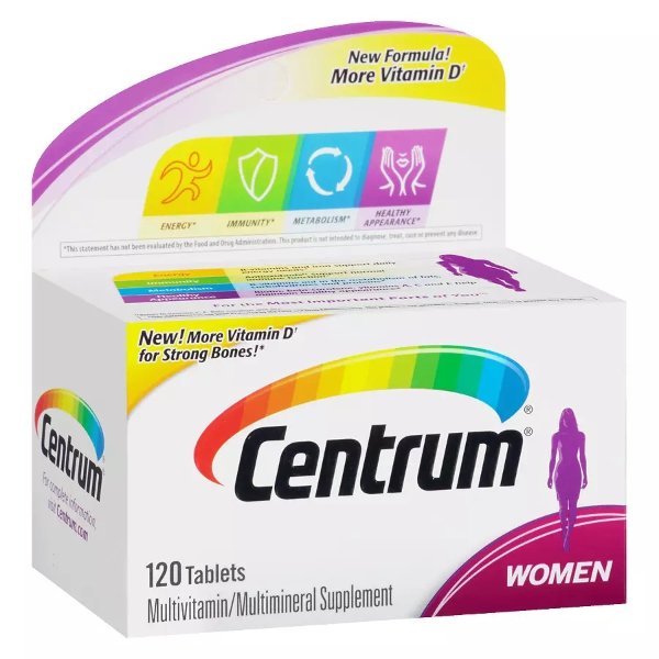 Women, Complete Multivitamin/Multimineral Supplement Tablet
