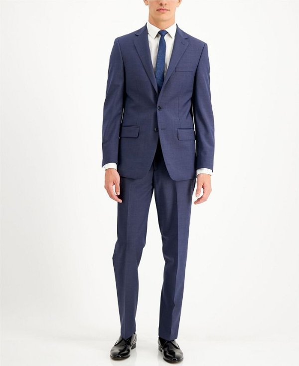 Men's Slim Fit 2-Piece Wool Suits